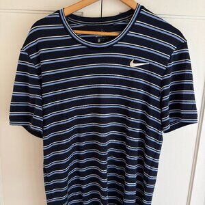 Nike Tennis Dri-Fit Striped T Shirt